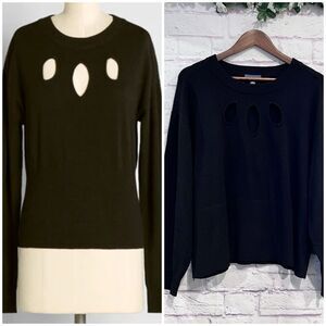 Modcloth Slice Of Life‎ Sweater Plus Size 2X Pullover Soft Stretchy Crew Neck